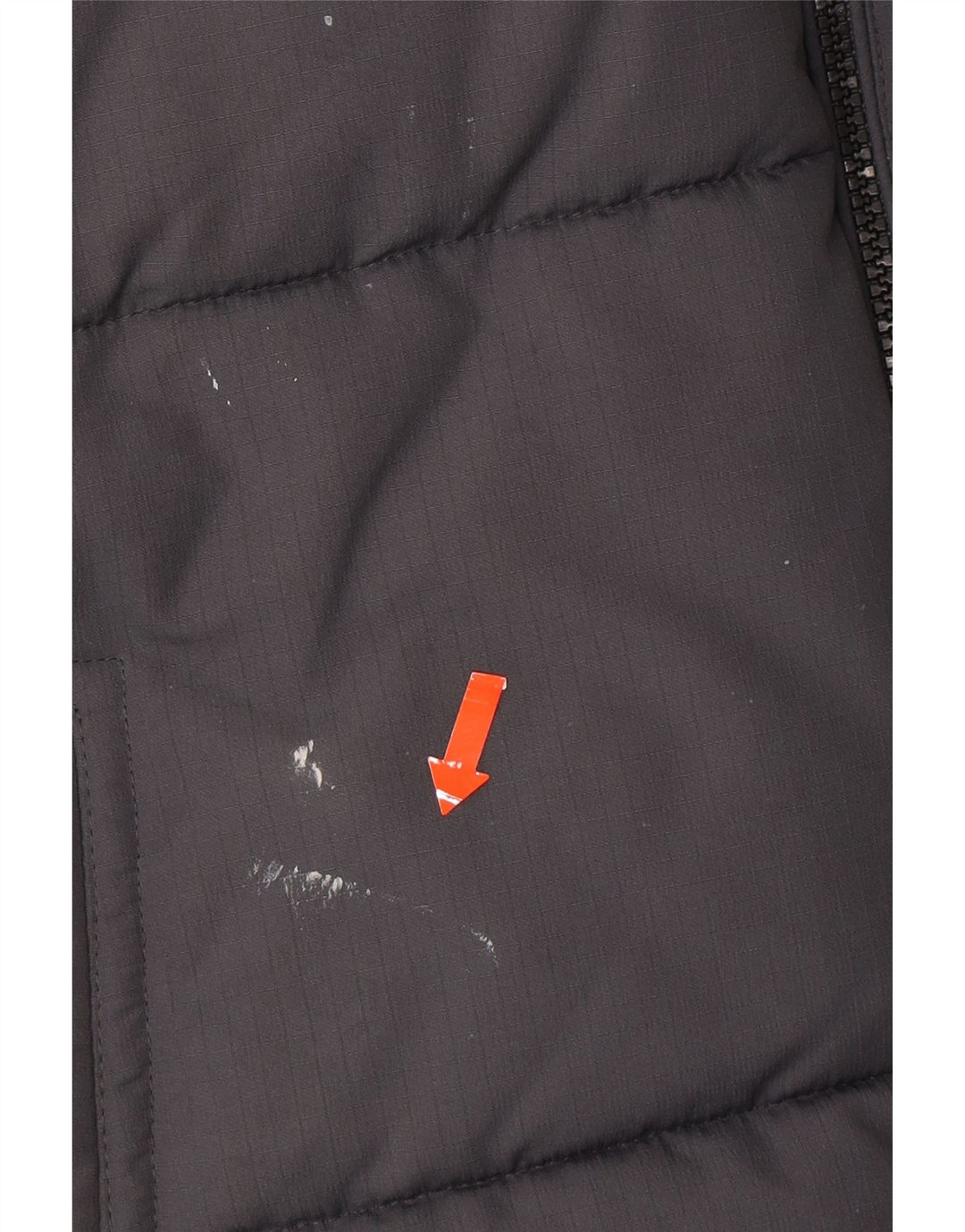 MARKS & SPENCER Mens Padded Jacket UK 42 XL Grey Polyester Vintage Marks & Spencer and Second-Hand Marks & Spencer from Messina Hembry 