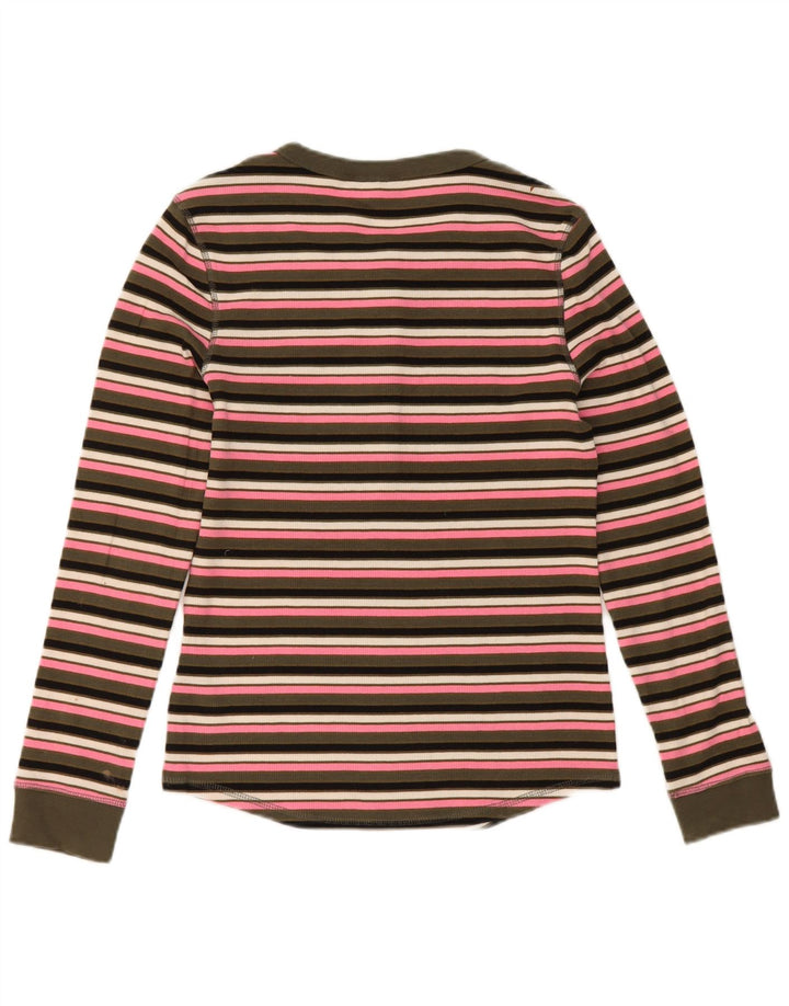 Marks & Spencer Top pentru femei cu mânecă lungă UK 10, mic, multicolor, cu dungi
