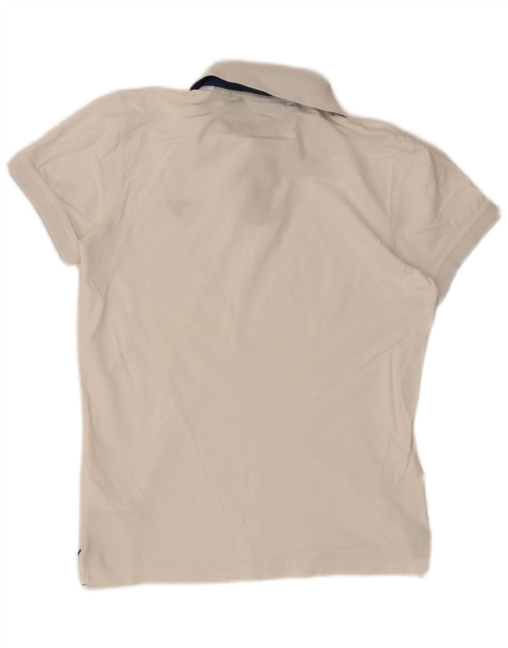 Tricou polo pentru bărbați Gant, bumbac alb mic