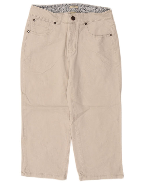 Pantaloni Capri Izod pentru femei US 6 Medium W30 L20 Bumbac alb