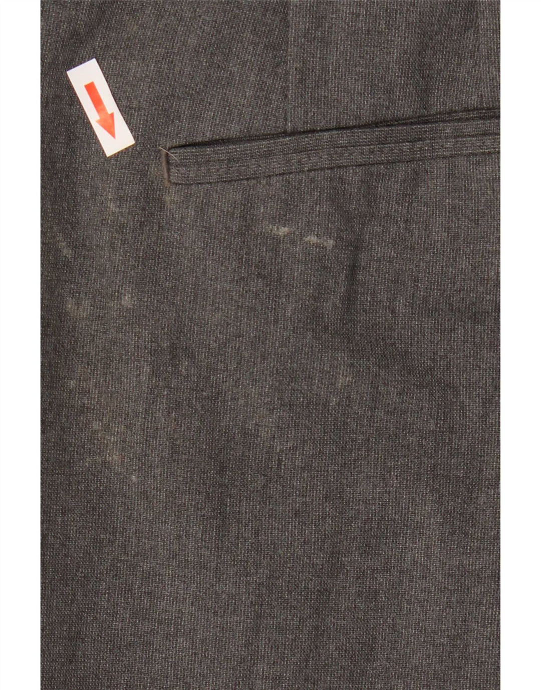 Pantaloni chino drepți pentru bărbați Zara EU 44 Large W34 L29 Gri Poliester
