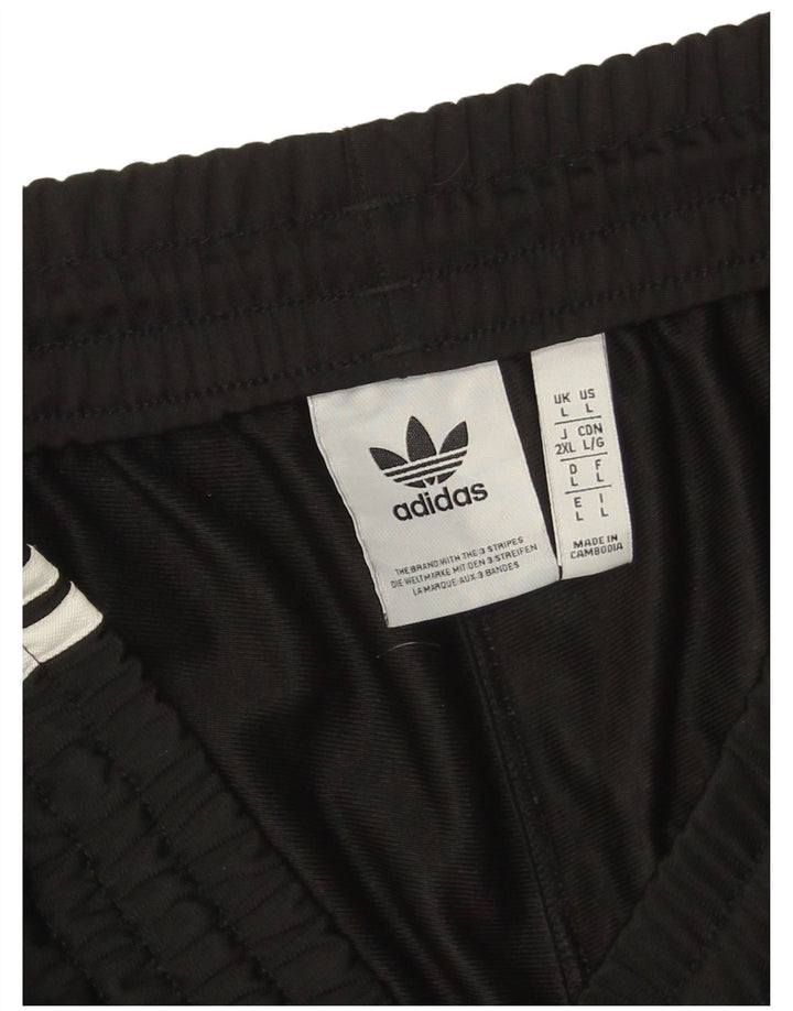 Pantaloni scurți sport pentru bărbați Adidas, mari, negru, poliester