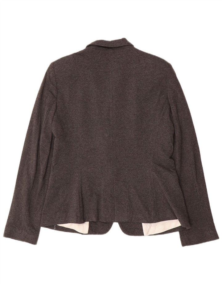 Jachetă pentru femei Zara cu 1 nasture, UK 18 XL, gri