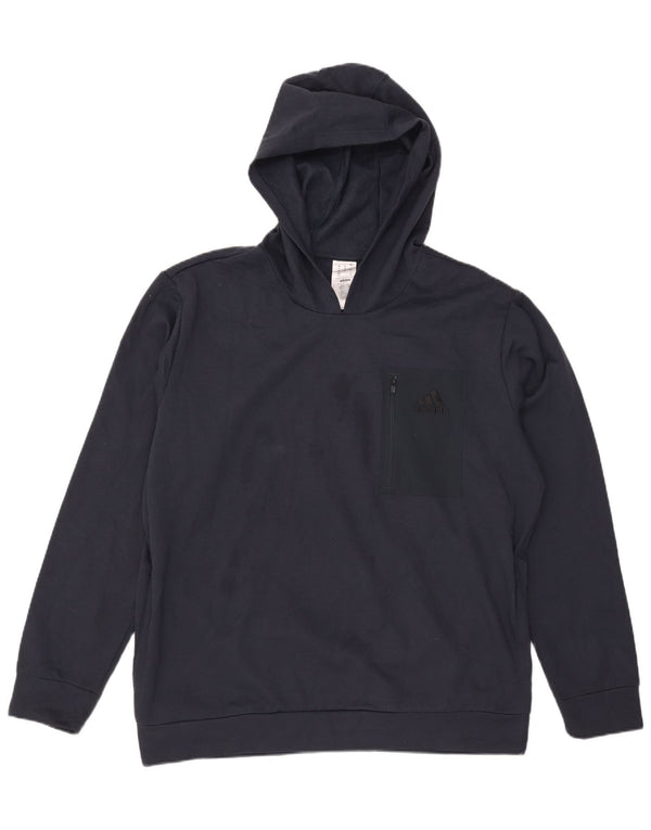 Pulover Adidas pentru bărbați, XL, bleumarin, poliester