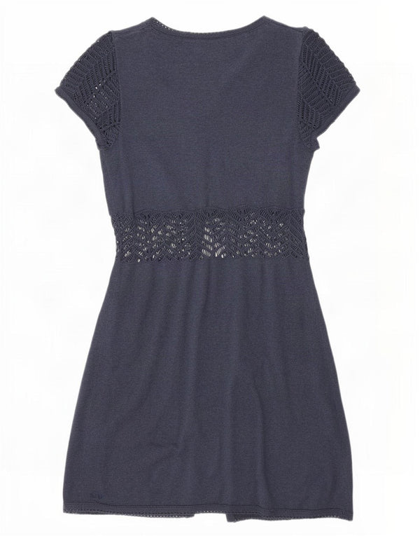 Rochie cu pulover pentru femei Fat Face UK 8 mic Bumbac bleumarin