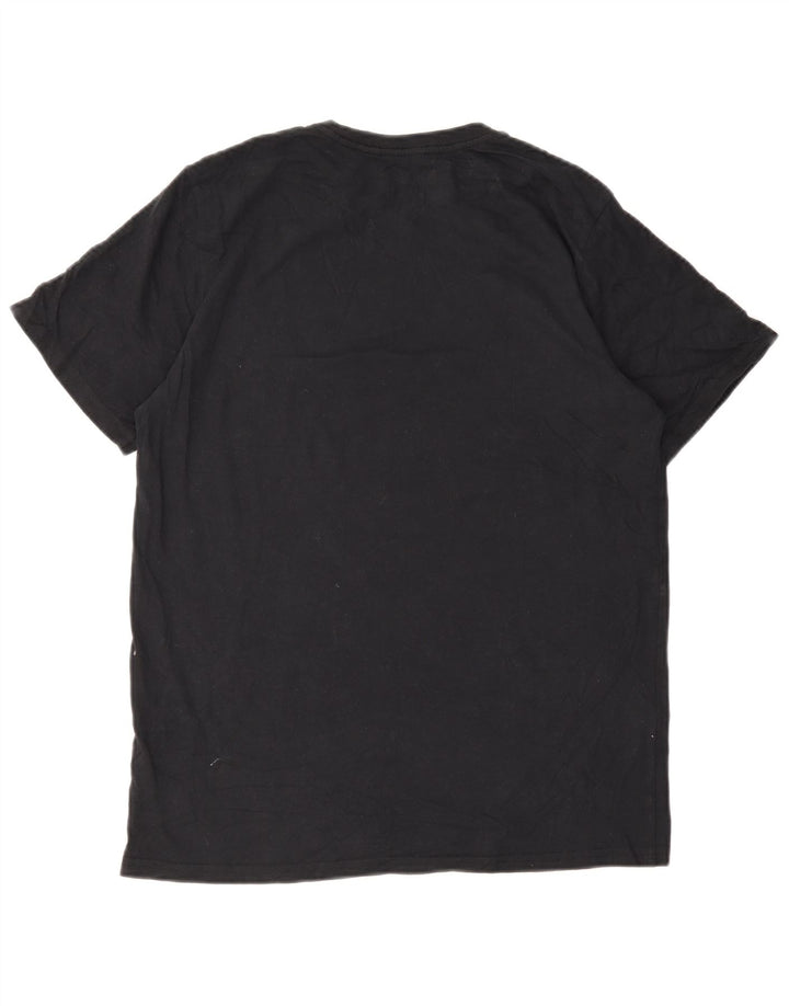 Tricou grafic pentru bărbați Volcom Modern Fit Top mare din bumbac negru