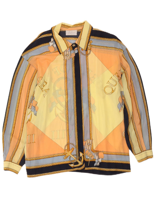 Cămașă Vintage pentru femei See Through IT 50 XL Multicolor Nautic