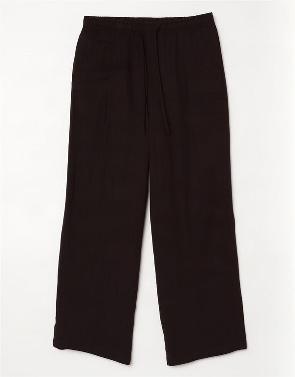 Pantaloni chino pentru femei cu talie înaltă Zara XL W32 L31 Lyocell negru