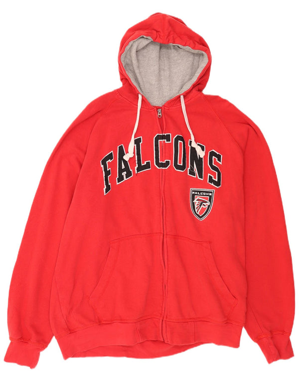 Pulover NFL pentru bărbați Atlanta Falcons Graphic Zip Hoodie XL bumbac roșu