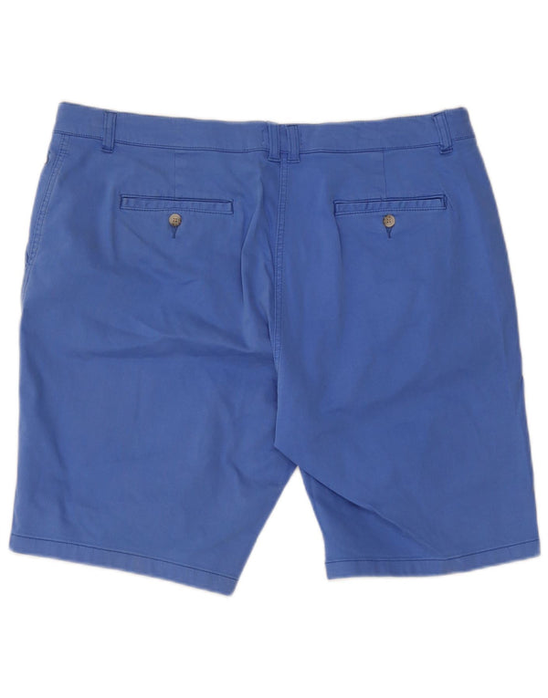Pantaloni scurți chino pentru femei cu talie înaltă Joules UK 18 XL W38 Bumbac albastru