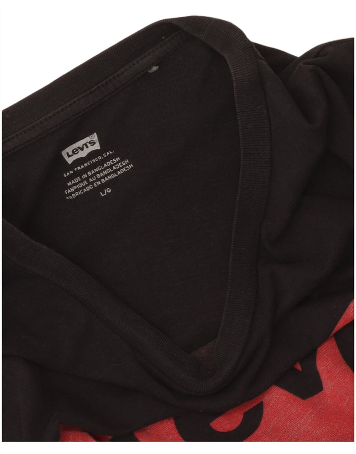 Tricou grafic Levi's pentru femei Top UK 14 Large Black