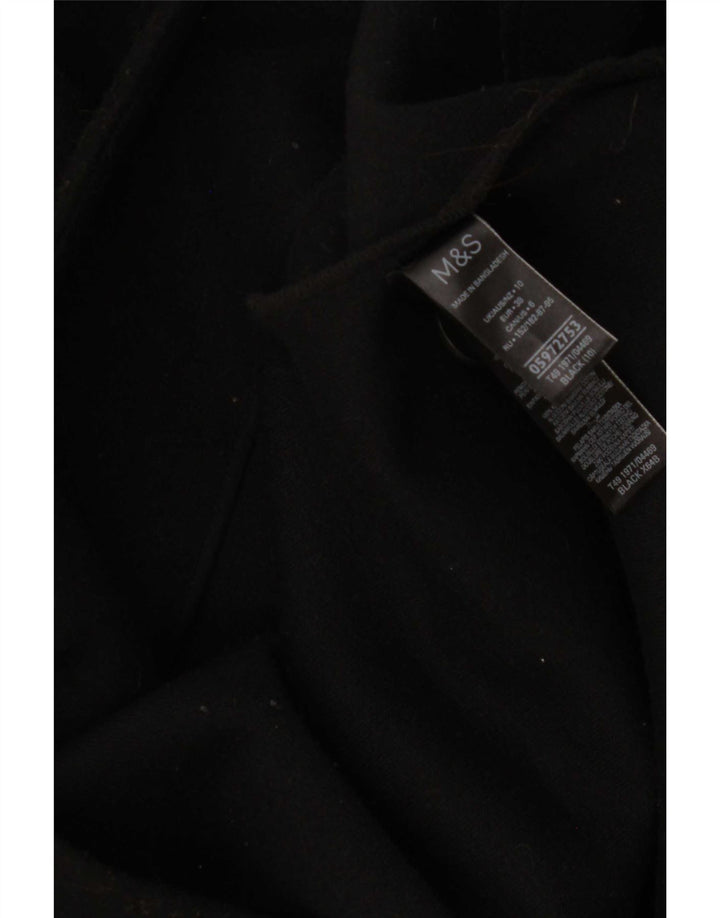 Palton pentru femei Marks & Spencer UK 10 Poliester negru mic
