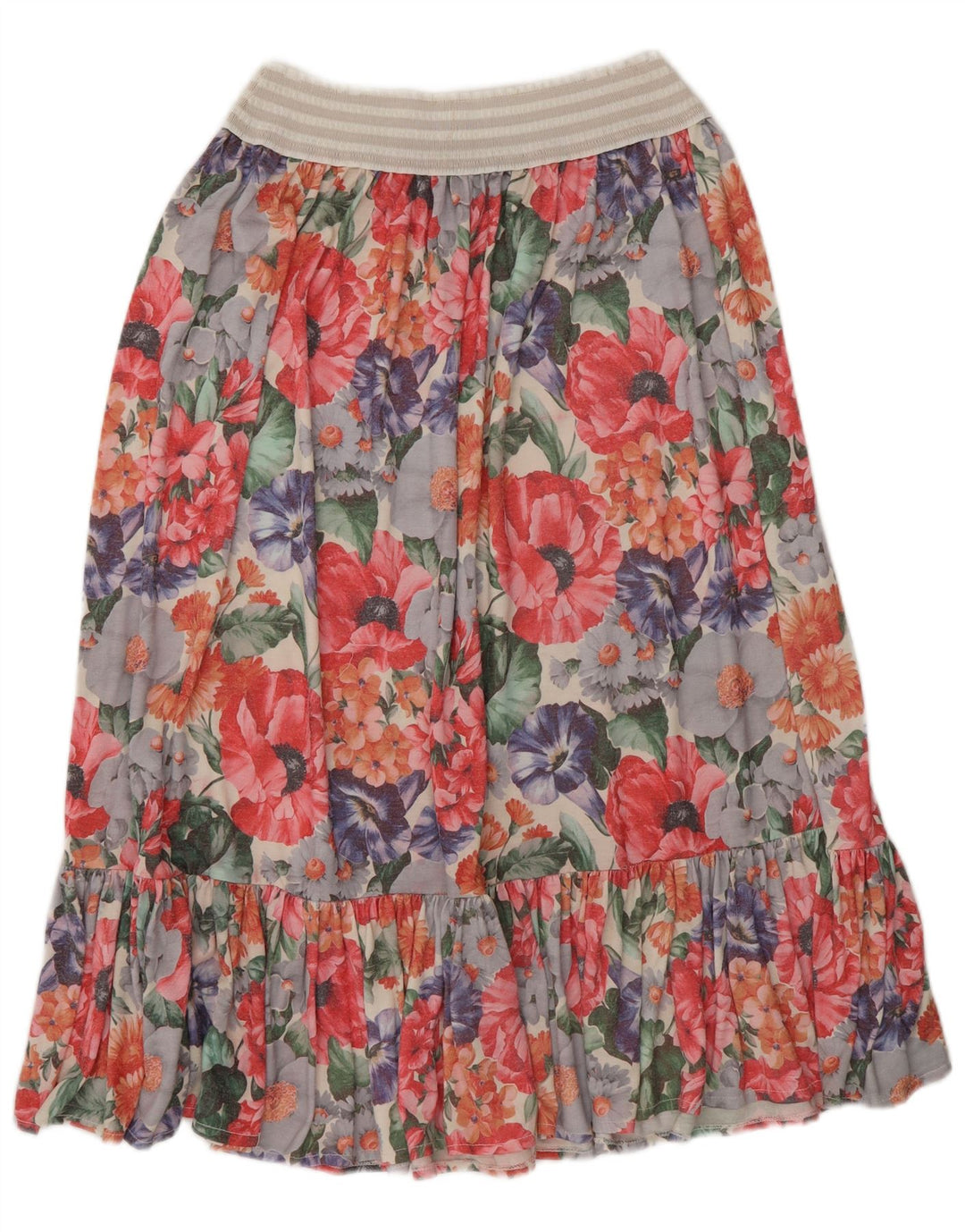 Fusta A-Line Femei Vintage W26 Mic Multicolor Floral