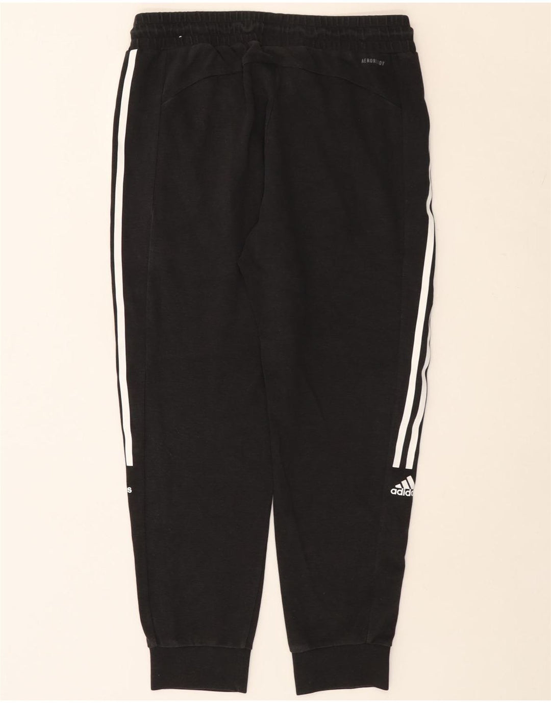 Pantaloni de trening Aeroready pentru femei ADIDAS Pantaloni de jogging UK 12/14 Medium Black