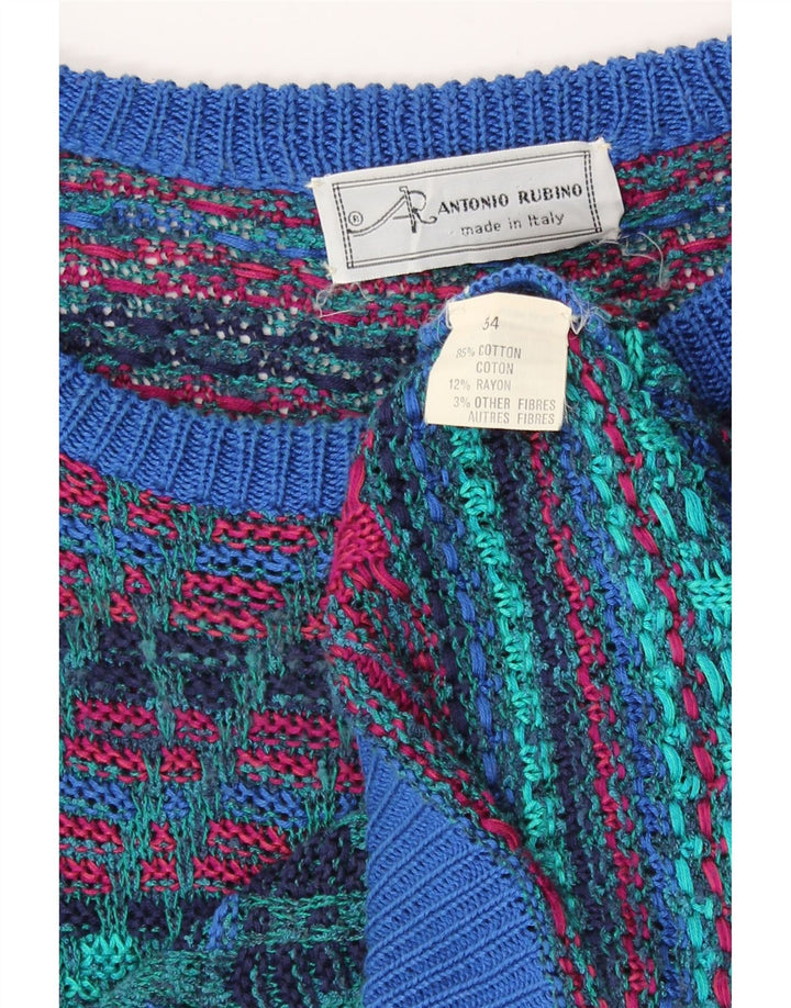 Pulover pentru bărbați Rantonio Rubino, cu gât de barcă, IT 54 XL, multicolor