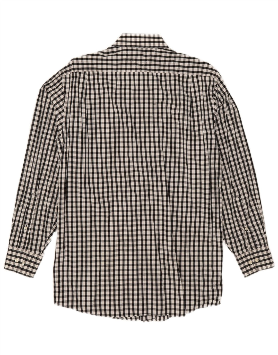 Cămașă Tommy Hilfiger pentru bărbați, cu tăiere obișnuită, mărimea 15, mediu negru, vichy