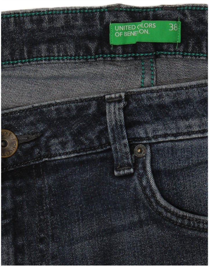 Blugi slim pentru bărbați Benetton W38 L31 bleumarin