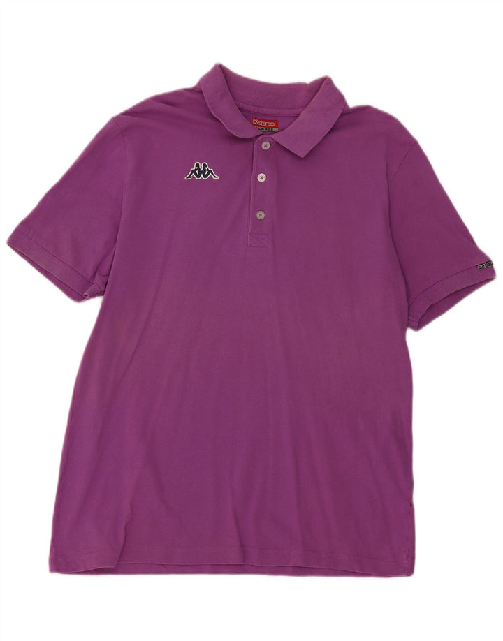 Cămașă polo pentru bărbați Kappa XL violet