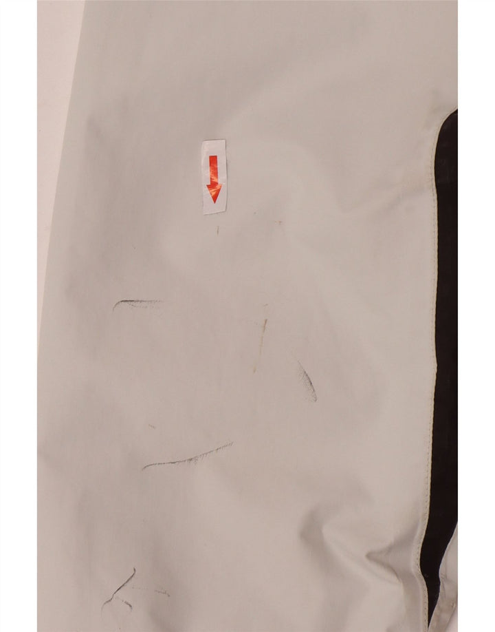 Jachetă de ploaie cu glugă pentru femei Helly Hansen UK 14 Medium Off White Colorblock