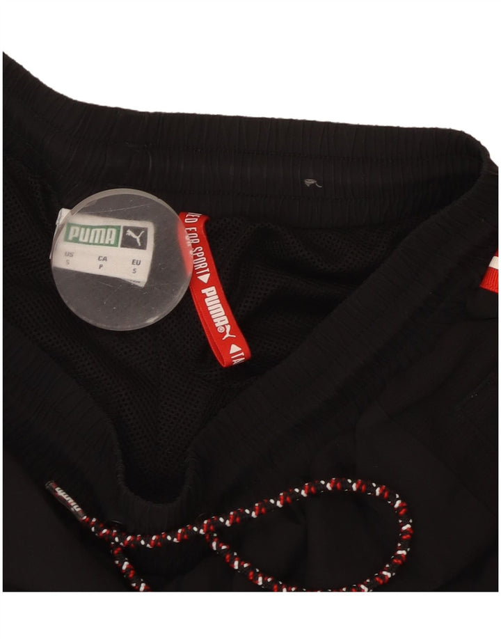 Pantaloni scurti sport Puma pentru bărbați, poliester negru mic