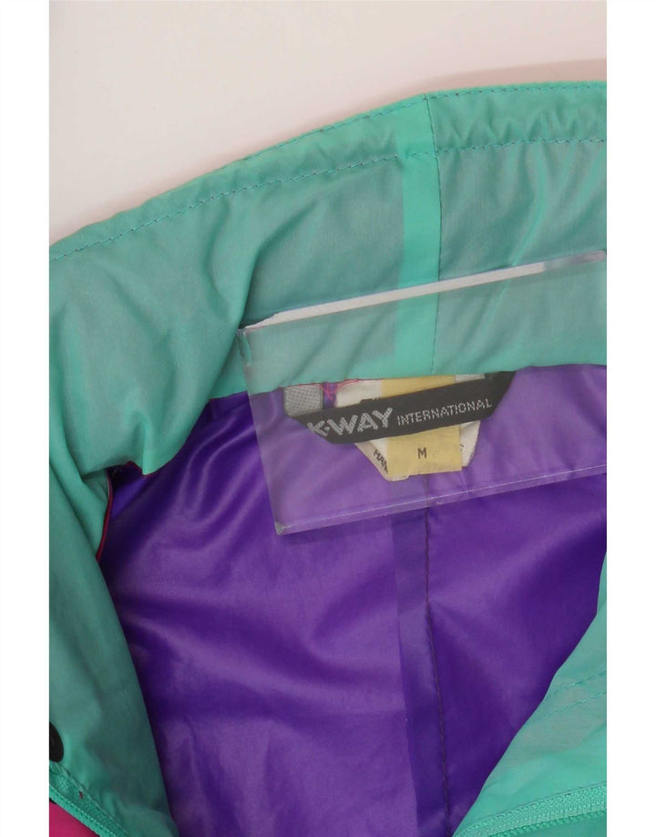 Jachetă de ploaie grafică pentru bărbați K-Way UK 38 Medium, multicoloră, color block