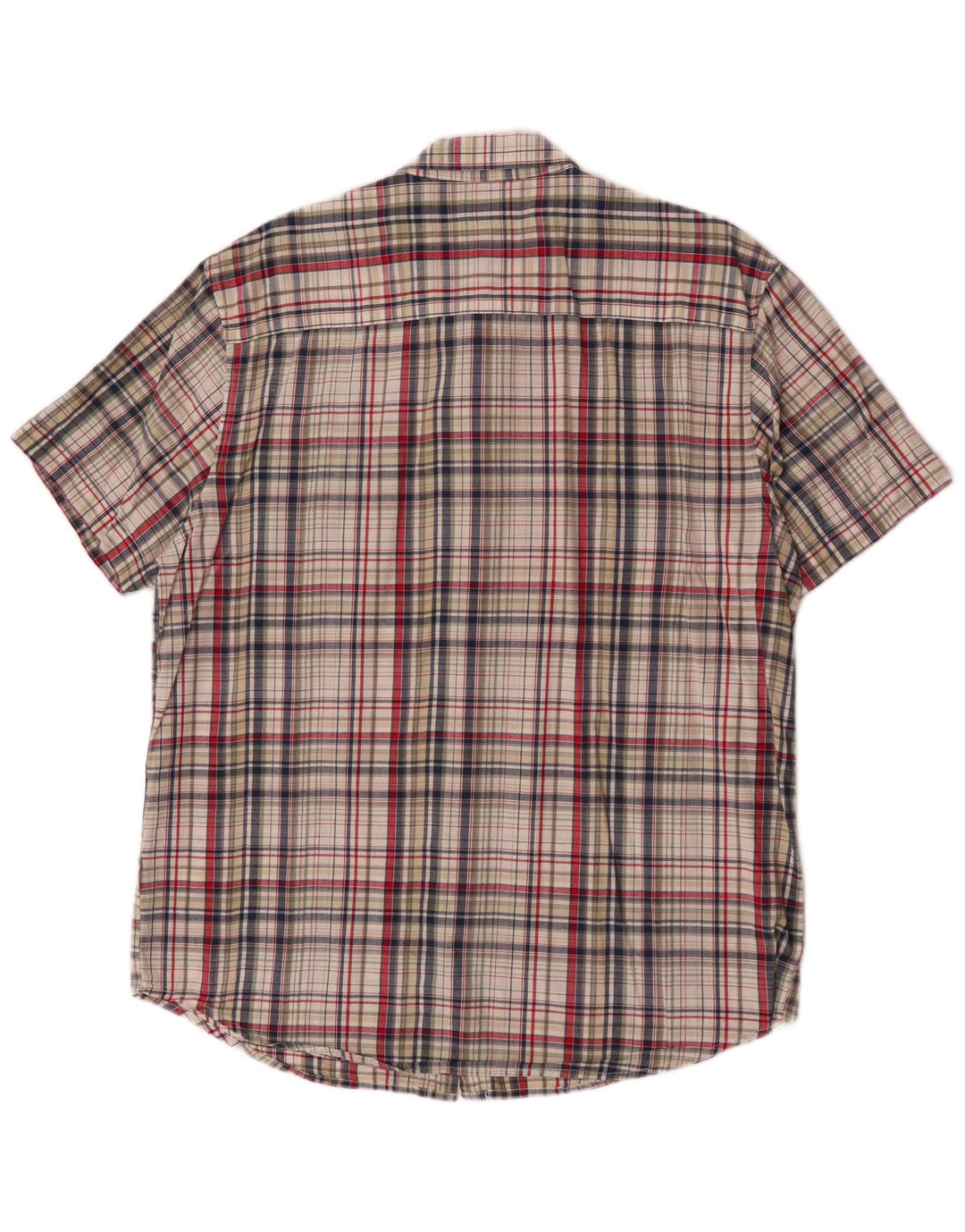 Cămașă pentru bărbați Wrangler cu mânecă scurtă XL, bumbac cu carouri multicolore