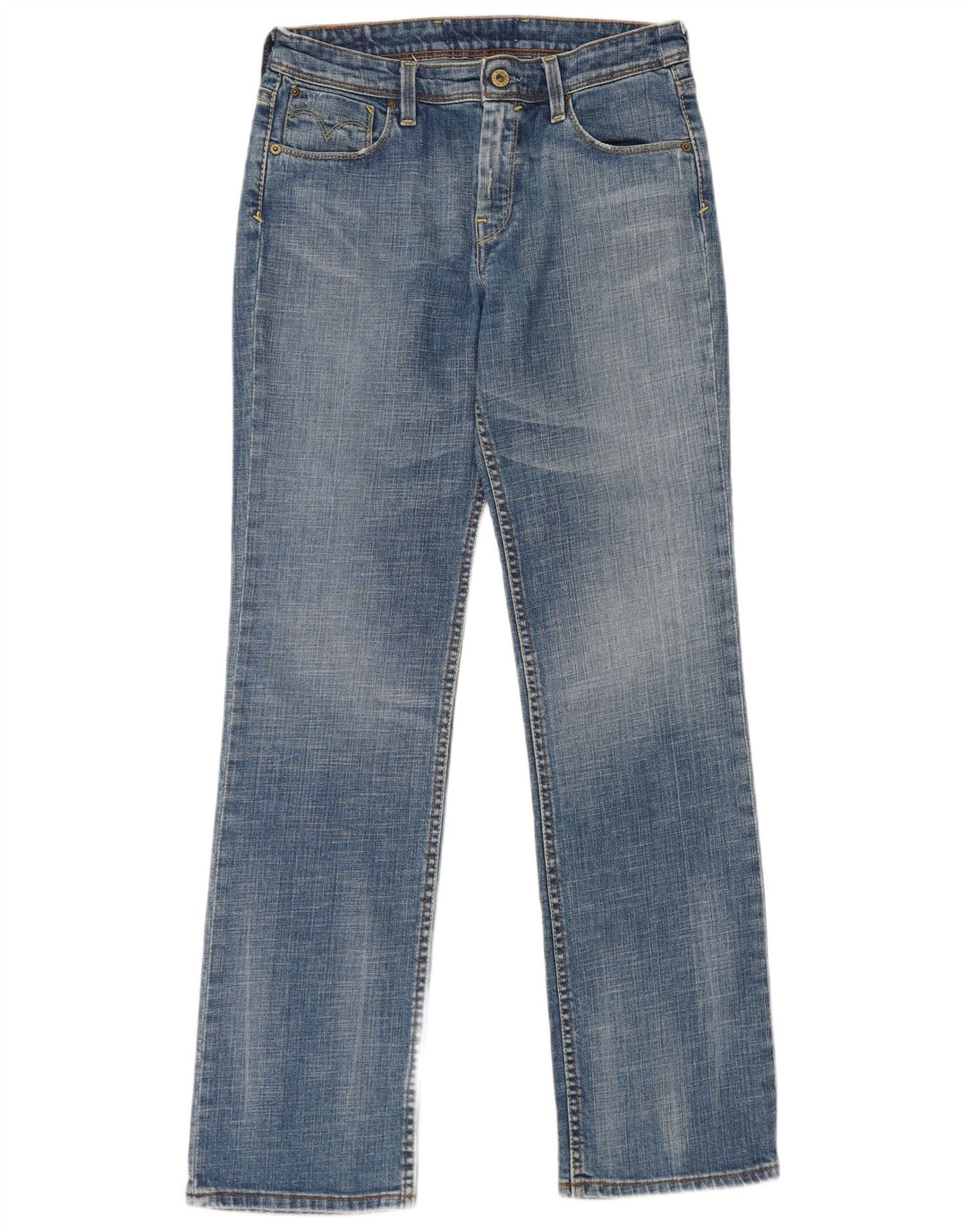 Blugi drepti pentru femei Levi's W29 L32 Bumbac albastru