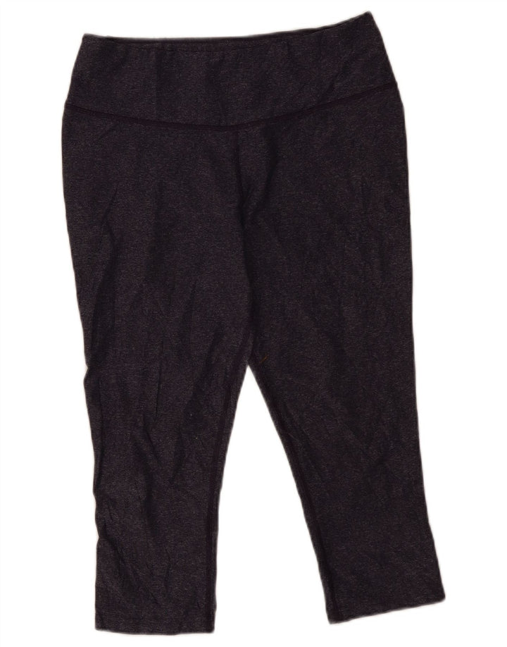 Leggings capri Nike Dri Fit pentru femei UK 14 Poliester mari bleumarin