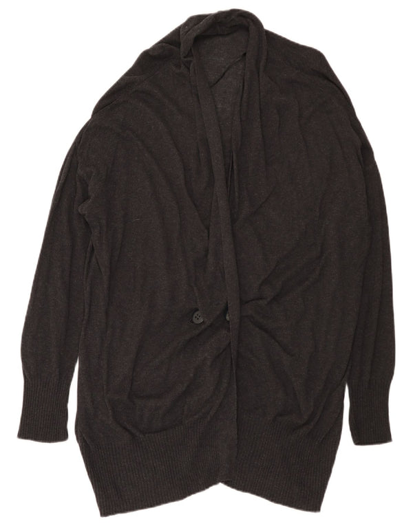 Pulover cardigan supradimensionat pentru femei Zara UK 14, gri mediu