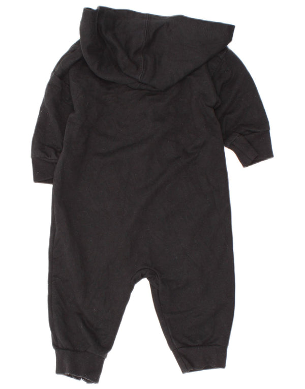 Salopetă Nike pentru bebeluși cu glugă grafică, 3-6 luni, bumbac negru