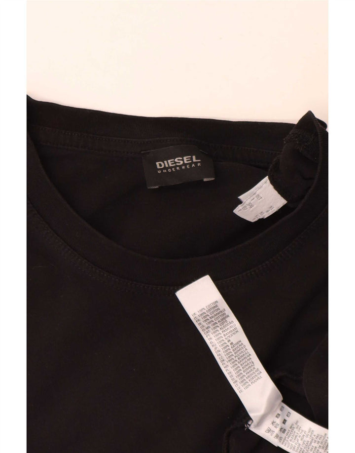 Tricou pentru bărbați Diesel Top XL Bumbac negru