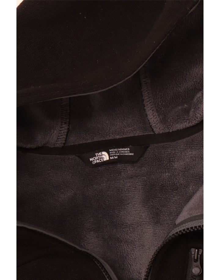 Pulover cardigan cu glugă pentru bărbați THE NORTH FACE Poliester mediu negru