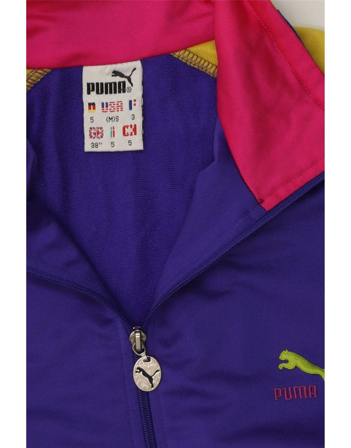 Jachetă de trening Puma pentru bărbați, poliester color bloc, violet mediu