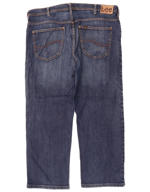 Blugi Lee Brooklyn Straight pentru bărbați W40 L27 Bumbac albastru
