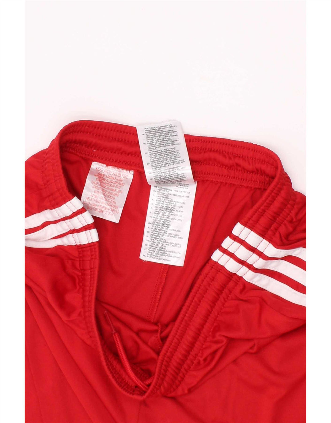 Pantaloni scurți sport Aeroready Adidas pentru băieți 13-14 ani poliester roșu