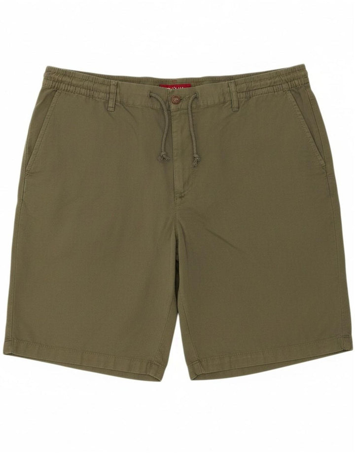 CARRERA Mens Regular Chino Shorts 2XL W42 Khaki Cotton