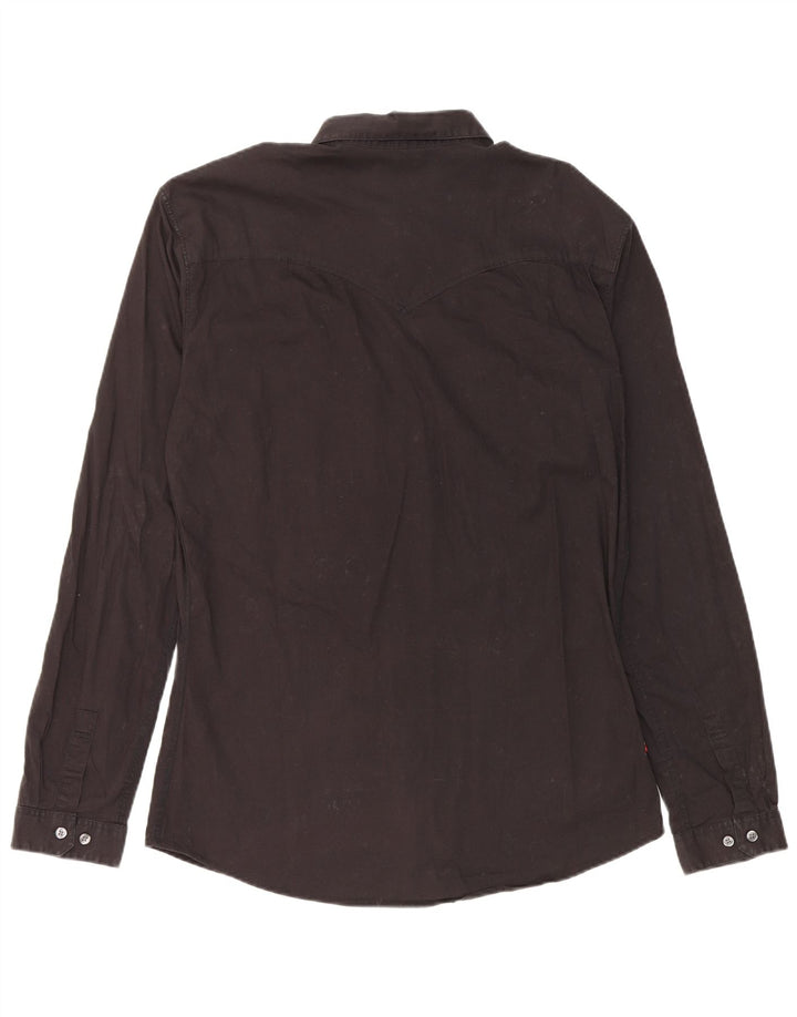 Cămașă Levi's Slim Fit XL, bumbac negru