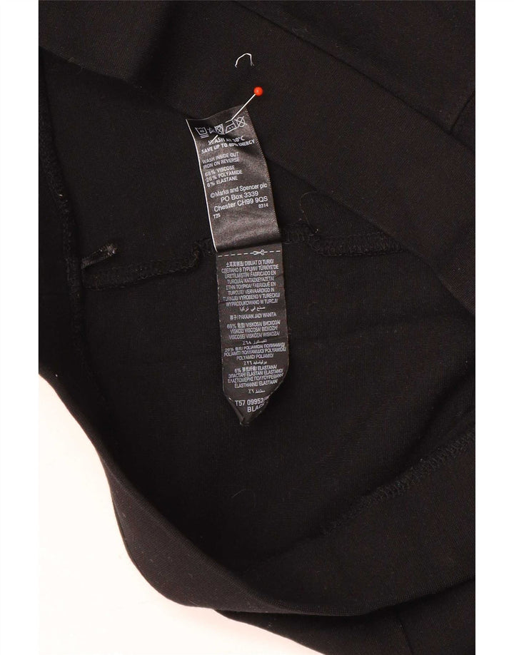 Leggings pentru femei Marks & Spencer UK 10 Small Black Viscose