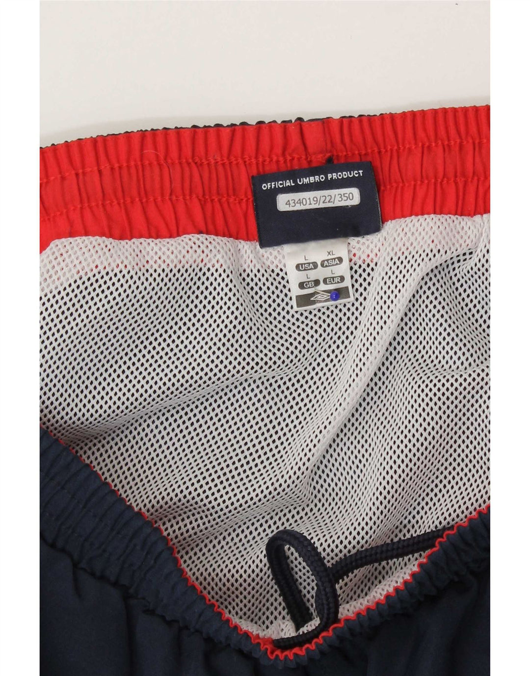 Pantaloni scurți sport Umbro pentru bărbați, mari, albastru, poliester
