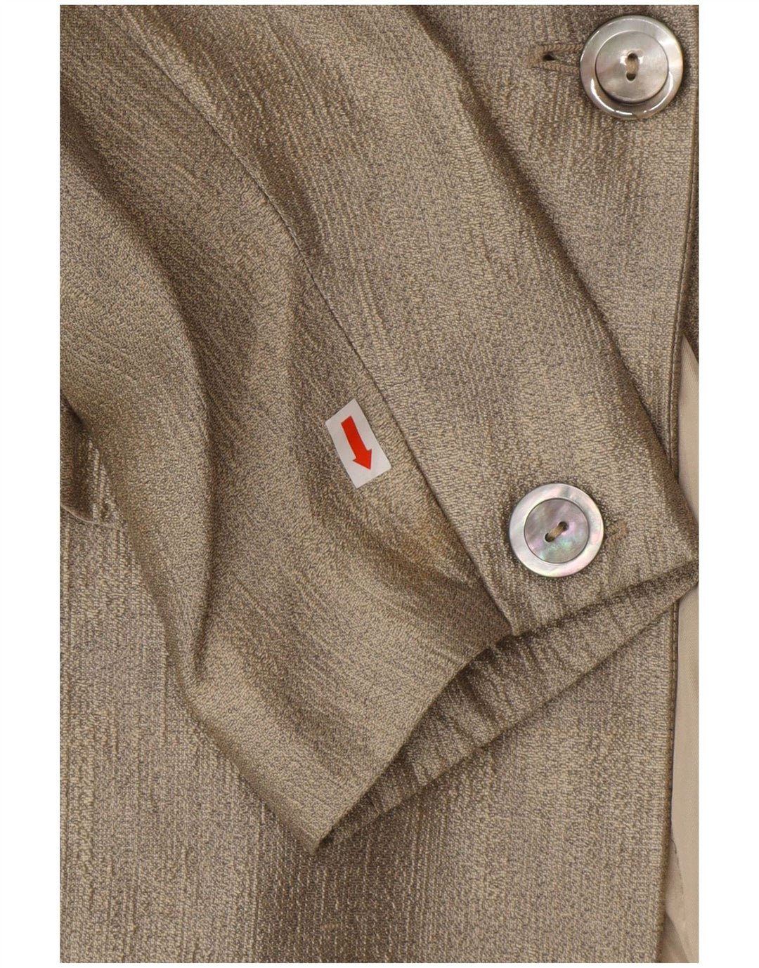 Jachetă ESCADA pentru femei Elements cu paragate cu 1 nasture EU 36 Small Gold