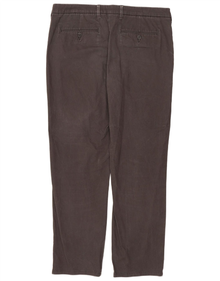 Marks & Spencer Pantaloni chino pentru bărbați, drepti, cu ajustare normală, L36 L31, gri