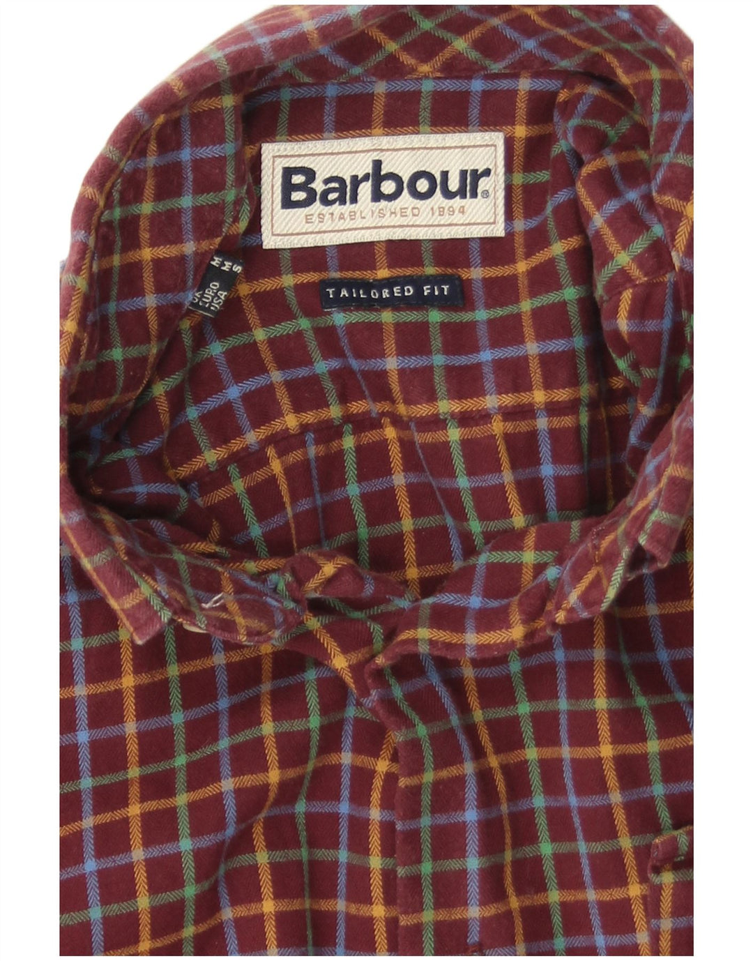 Cămașă de flanel pentru bărbați Barbour, cu croială medie, bordei
