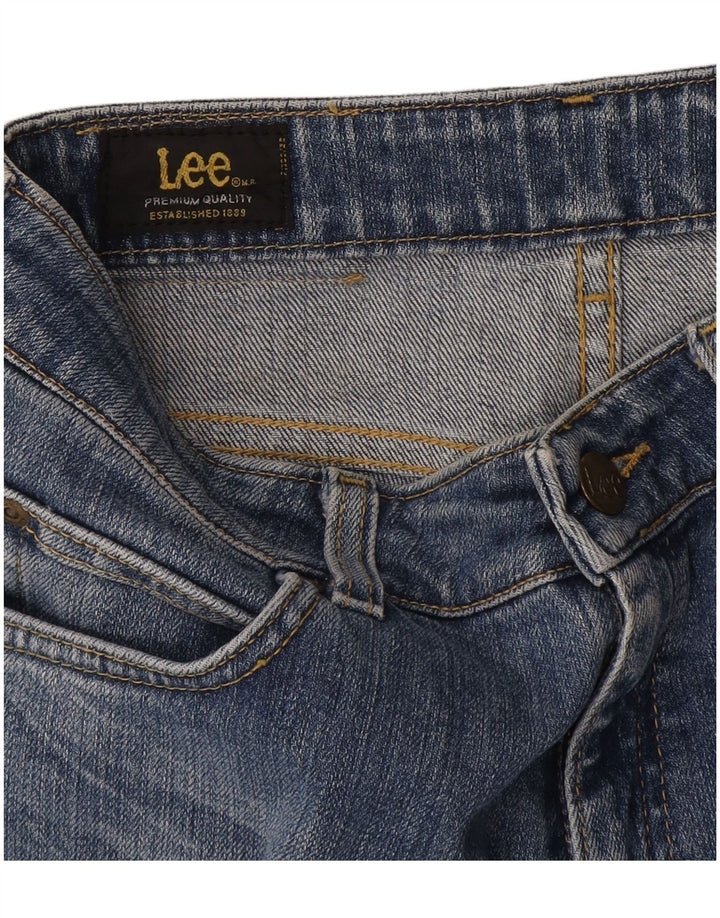 Blugi drepti pentru femei Lee W28 L29 Albastru