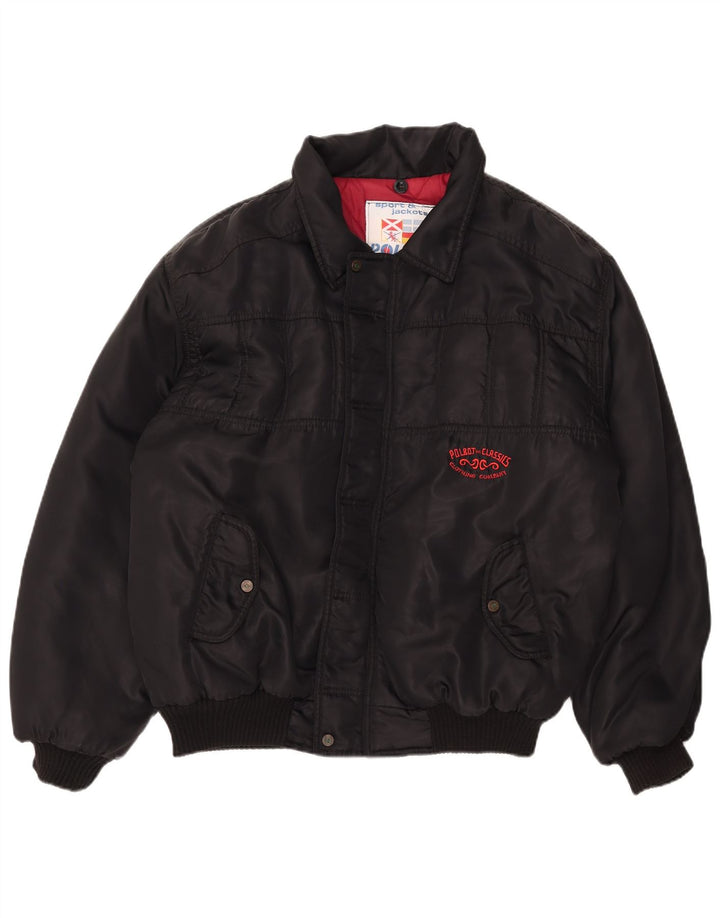 Polbot Bomber Jacket pentru bărbați UK 42 XL Poliamidă neagră