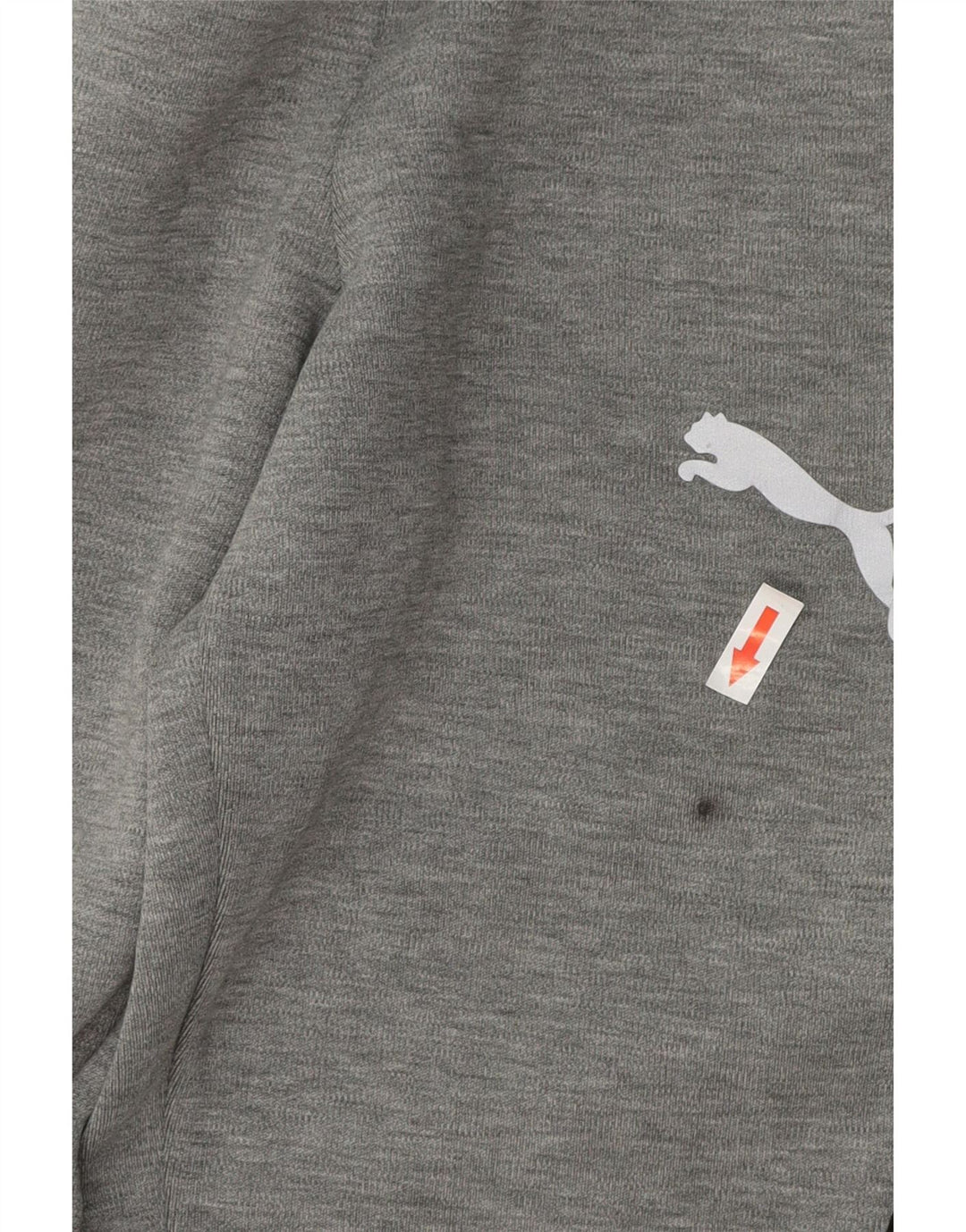 Pantaloni de trening Puma pentru bărbați, bumbac color bloc, gri mici