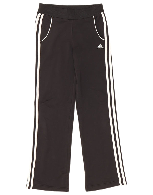 Pantaloni de trening Adidas fete 11-12 ani poliester negru
