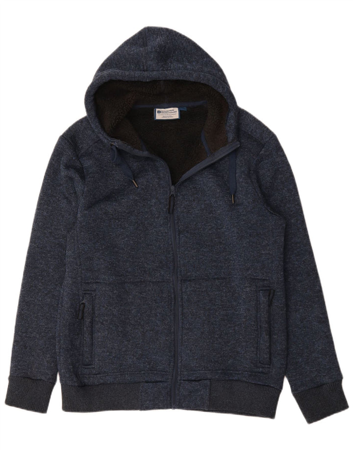 Jachetă de bombardier din tricot pentru bărbați Mountain Warehouse UK 40, mare, albastru marin pete