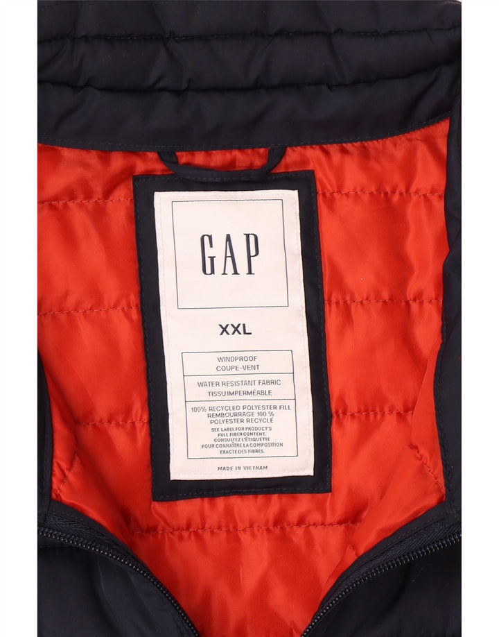 GAP Gilet căptușit pentru bărbați UK 44 2XL Bleumarin Poliester