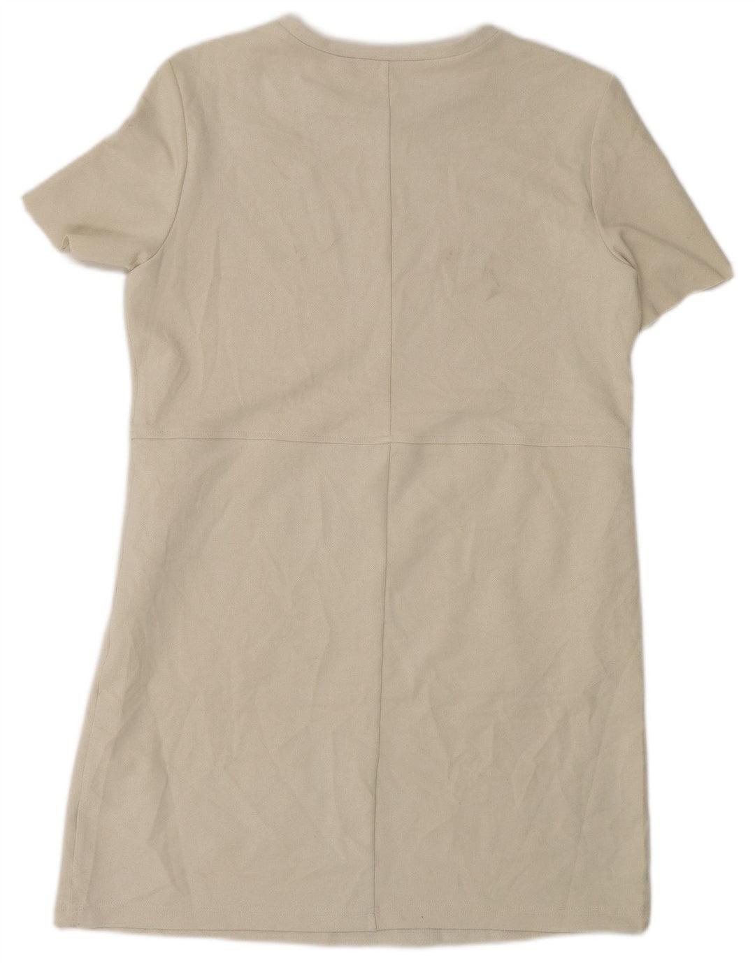 Rochie de damă Zara Marea Britanie 14 Medium Bej Poliester