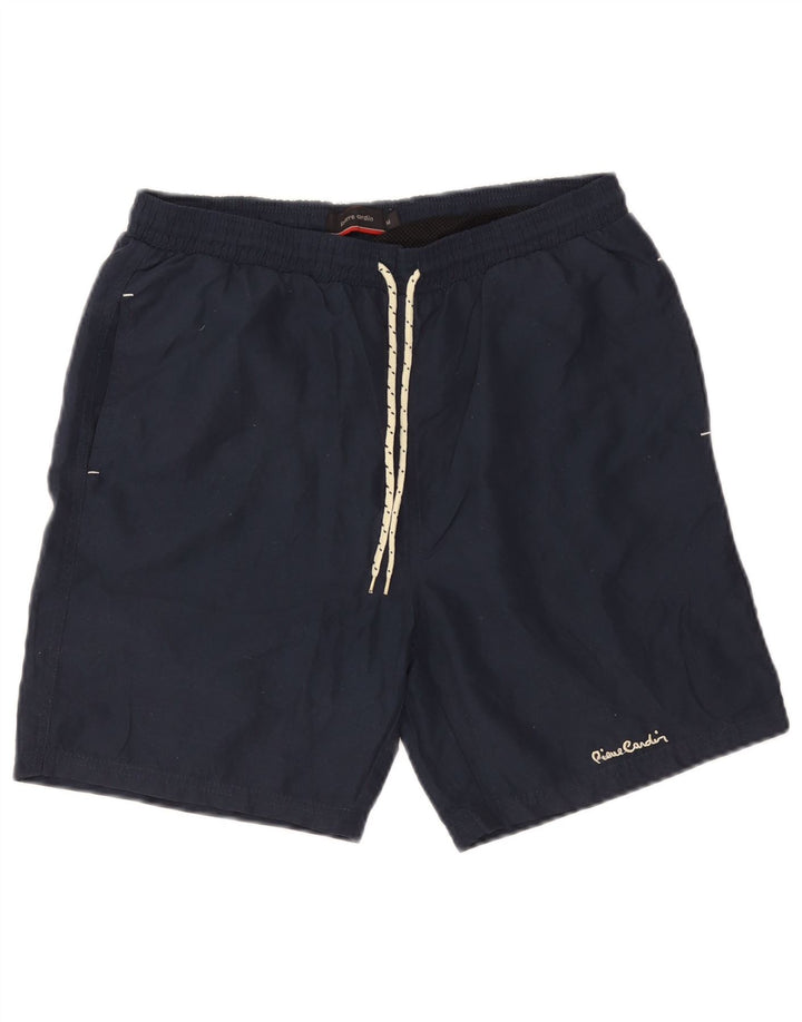 Pantaloni scurți de înot pentru bărbați Pierre Cardin, albastru bleumarin mediu